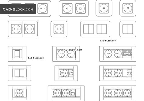 Electrical Outlet Dwg Cad