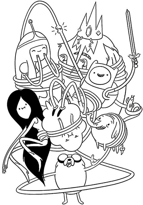 Desenho De Princesa De Hora De Aventura Para Colorir Tudodesenhos