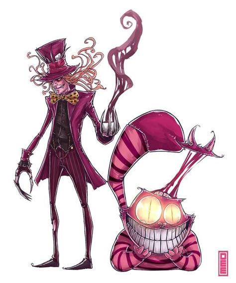 Madhatter And Cheshire Cat By D33ablo On Deviantart Alice In