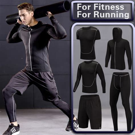 Unidsset Entrenamiento Hombre Traje De Deporte Gimnasio De Ropa