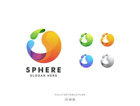 Sphere Color Gradient Logo Template 122590