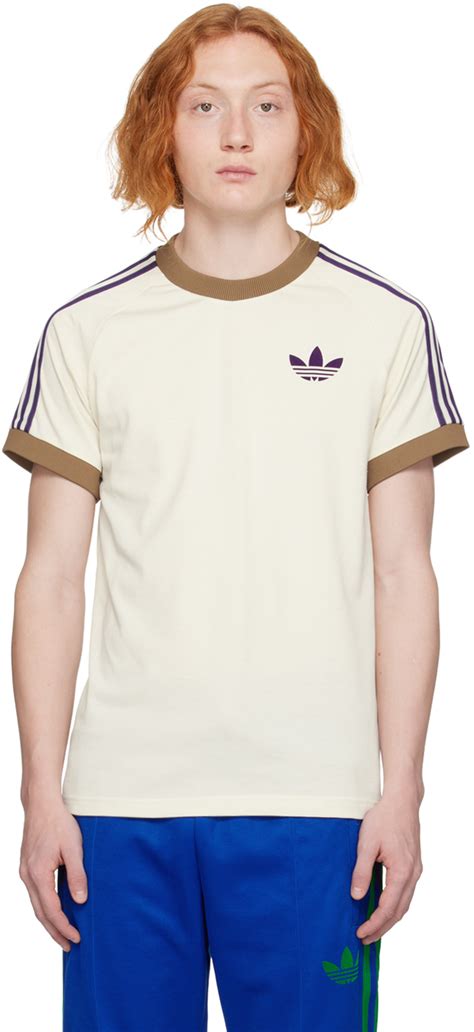 Off White Adicolor Heritage T Shirt By Adidas Originals On Sale