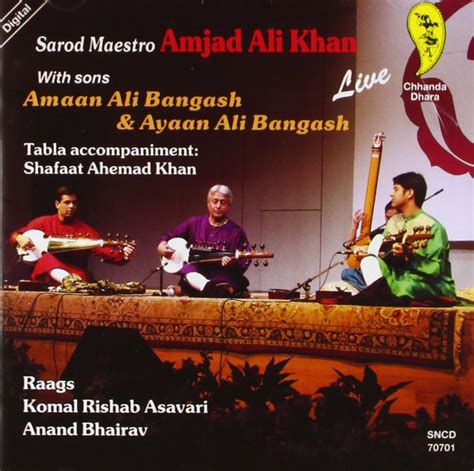 Sarod Maestro With Sons Live Uk Cds And Vinyl