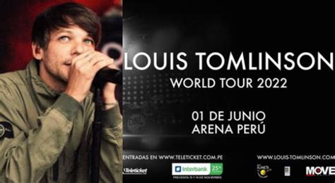 Louis Tomlinson En Lima Exintegrante De One Direction Anuncia Su