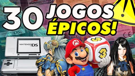 30 Jogos Épicos de Nintendo DS Só Os MELHORES GAMES do NINTENDO DS