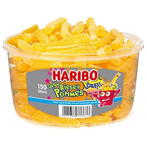 Haribo Gelbe Riesen Pommes Sauer Stk Box Amazon De Lebensmittel