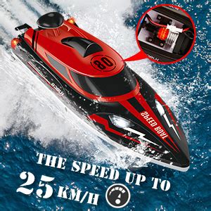 Kuman Remote Control Boat Km H High Speed Waterproof Rc Racing Boat