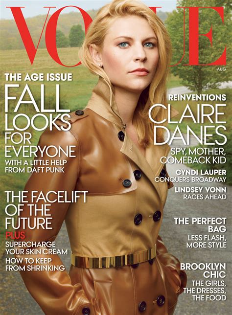 Claire Danes For Vogue Us By Annie Leibovitz