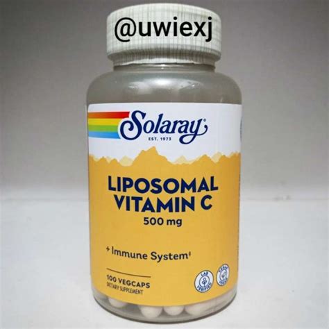 Jual Liposomal Vitamin C 500mg Solaray Liposomal Vitamin C 500mg Isi