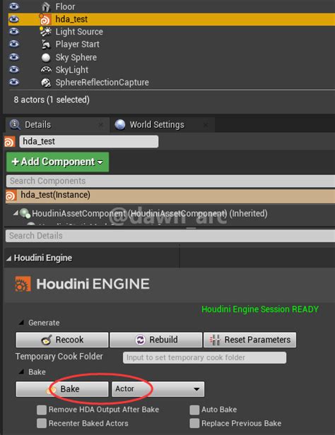 Houdini Hda Digital Asset Notes