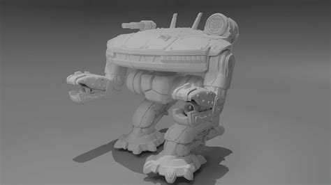 Free STL file Battletech - King Crab - KGC-0000 🤴・3D printing model to ...