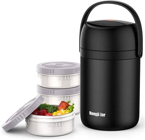 HongiJar Insulated Food Jar 64oz Thermos Hours Hot Food Lunch Bento