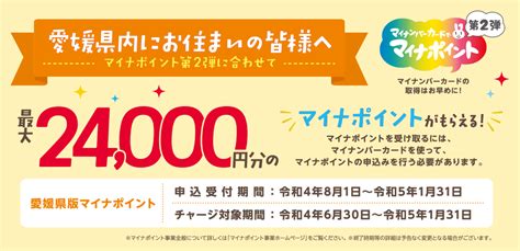 愛媛県版マイナポイント 電子マネー Waon ワオン 公式サイト