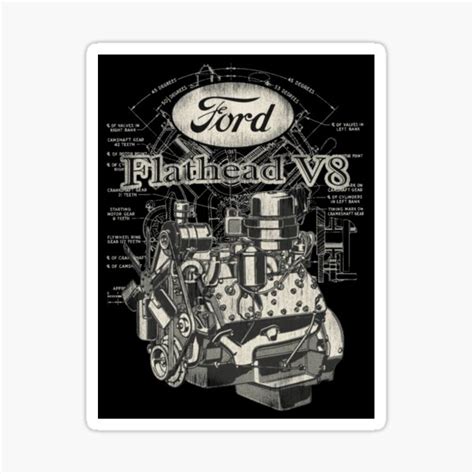 Flathead Ford V8 Classic For Men Graphic Womens Graphic Retro