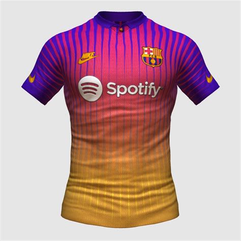 Barcelona Mashup Third Concept FIFA 23 Kit Creator Showcase