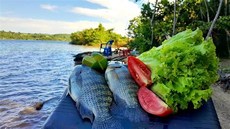 Peixe Frito Na Beira Do Rio Pescaria De Til Pias Na Ceva Nova Youtube