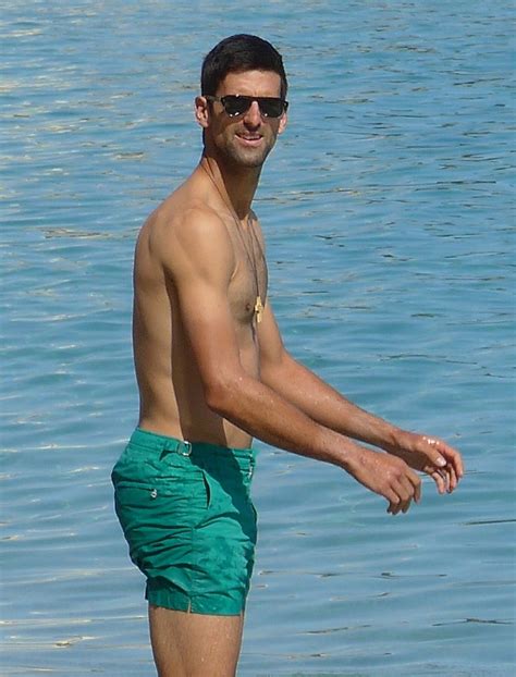 Novak Djokovic Pictured Shirtless In The Water Before Laureus World Sports Awards Welcome To