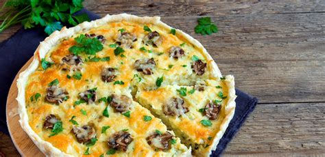 Quiche De Cogumelos Receitas Adoradas Por Todos Para Fazer Hoje