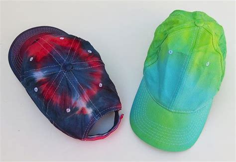 How To Tie Dye A Baseball Cap How To Tie Dye Tie Dye Hat Tie Dye