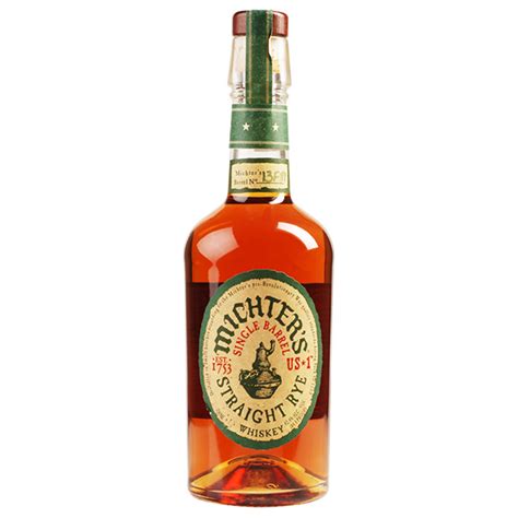 Michter S Single Barrel Straight Rye Whisky W Liquor Store