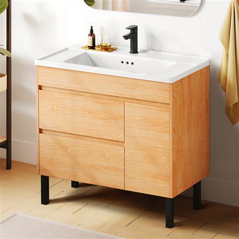 Dwvo Bathroom Vanity With Undermount Sink Bathroom Storage Cabinet