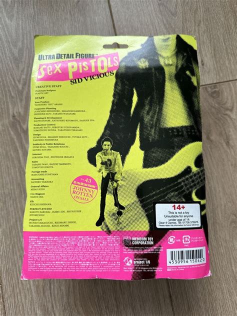 Medicom Toy Sex Pistols Ultra Detail Figure Sid Vicious Ebay