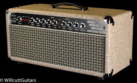 amplified nation steel string singer  head fawncheck willcutt guitars