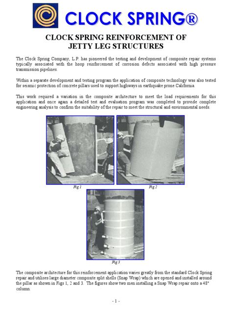 70 Reinforcement of Jetty Leg Structures | PDF | Adhesive | Corrosion
