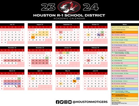 Board of Education approves 2023-24 academic calendar | Houston R-1 ...