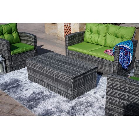 Set Mobilier Gradina Terasa Kring Summer Bali Canapea 2 Fotolii