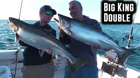 Lake Ontario Salmon Fishing Is On Right Now Big King Salmon Double