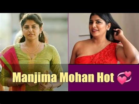 Manjima Mohan Hot YouTube