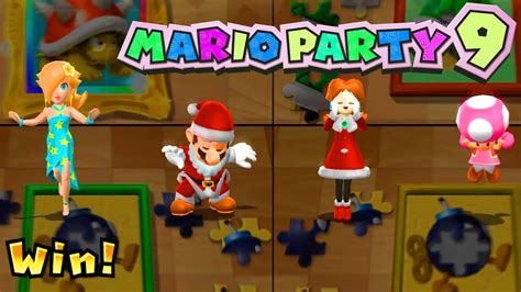 Mario Party 9 Step It Up Rosalina Vs Mario Vs Daisy Vs Toad