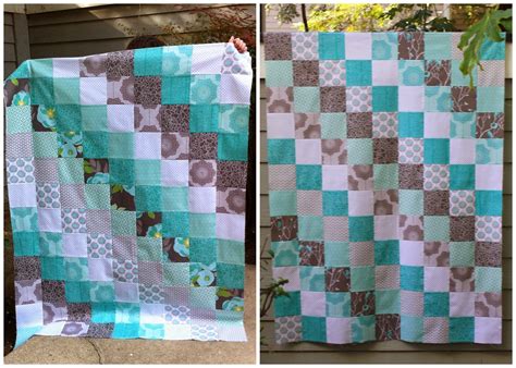 Woodberry Way One Hour Baby Quilt Top