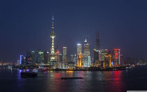 Shanghai City China 4k Hd Wallpapers Wallpaper Cave