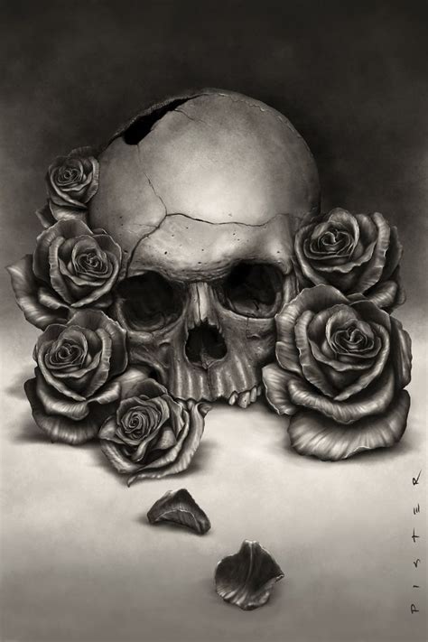 Pin By Becks On Everything Skulls ☠ Skull Pictures Skulls And Roses