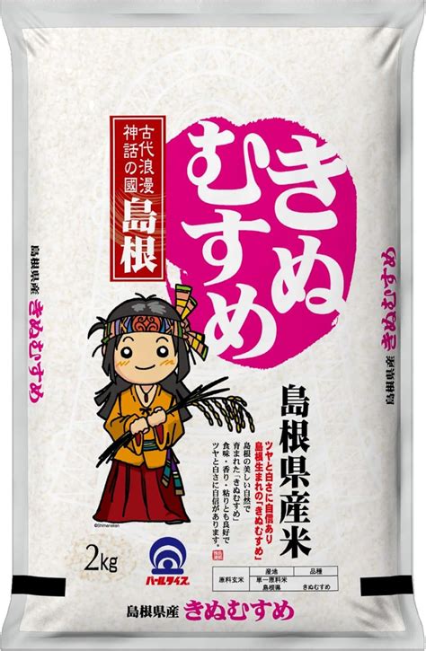 【海外限定】 令和4年産新米 無洗米 きぬむすめ 2キロ×3 計6キロ 2kg×3袋 島根 米 お米 ギフト ブランド米 精米 国産 国内産