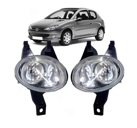 Farol Auxiliar Milha Peugeot 206 Par Parcelamento Sem Juros