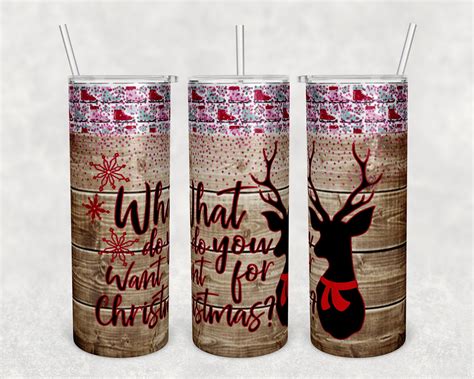 20 Oz Skinny Tumbler Design Sublimation Design Christmas Etsy UK