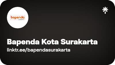 Bapenda Kota Surakarta Instagram Facebook Linktree