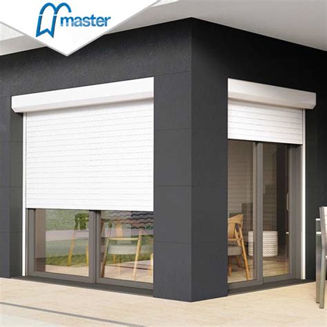 Security Automatic Aluminum Roller Up Shutters Rolling Shutter Window