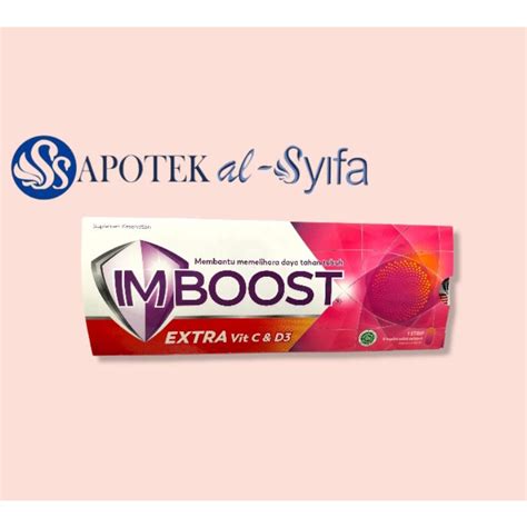 Jual Imboost Extra Vit C Dan Vit D Strip Isi Kaplet Shopee