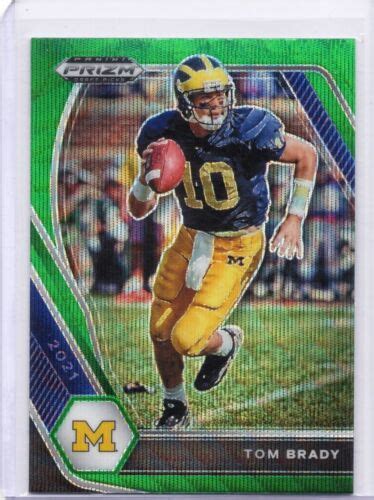 2021 Panini Prizm Draft Picks Tom Brady Green Wave EBay