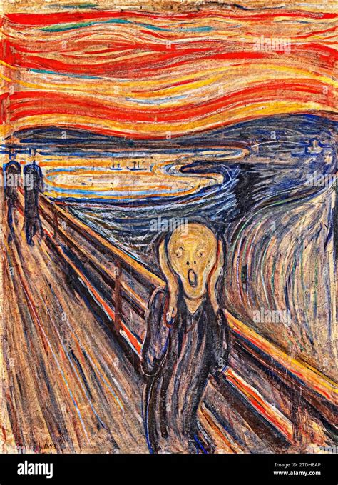 The Scream 1893 Painting By Artist Munch Edvard 1863 1944