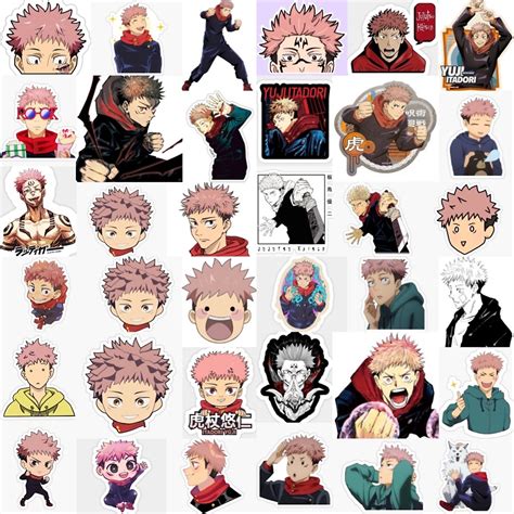 Mua Ảnh Sticker Yuri Itadori JuJutsu Kaisen 30 60 ảnh ép lụa khác nhau