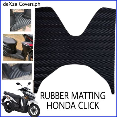 SOLID RUBBER MATTING HONDA CLICK V2 V3 V4 Shopee Philippines