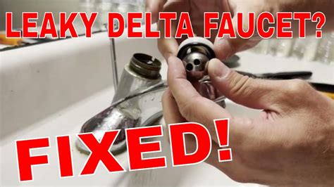 How To Repair A Leaking Delta Faucet YouTube