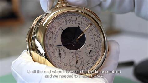 Patek Philippe 26 Million Dollar Timepiece Calibre 89 Youtube