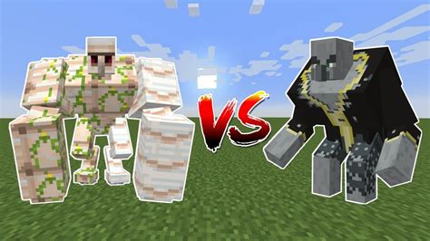 Mutant Iron Golem Vs All Mutant Mobs Minecraft Youtube