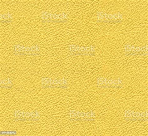 Seamless Yellow Leather Texture Stock Photo Download Image Now